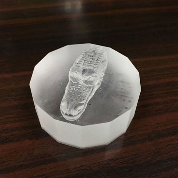 Силиконовая форма для льда «Крокодил»